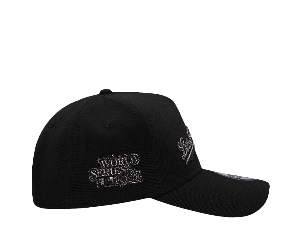 New Era Los Angeles Dodgers World Series 1981 Edition Black 9Forty A Frame Snapback Cap
