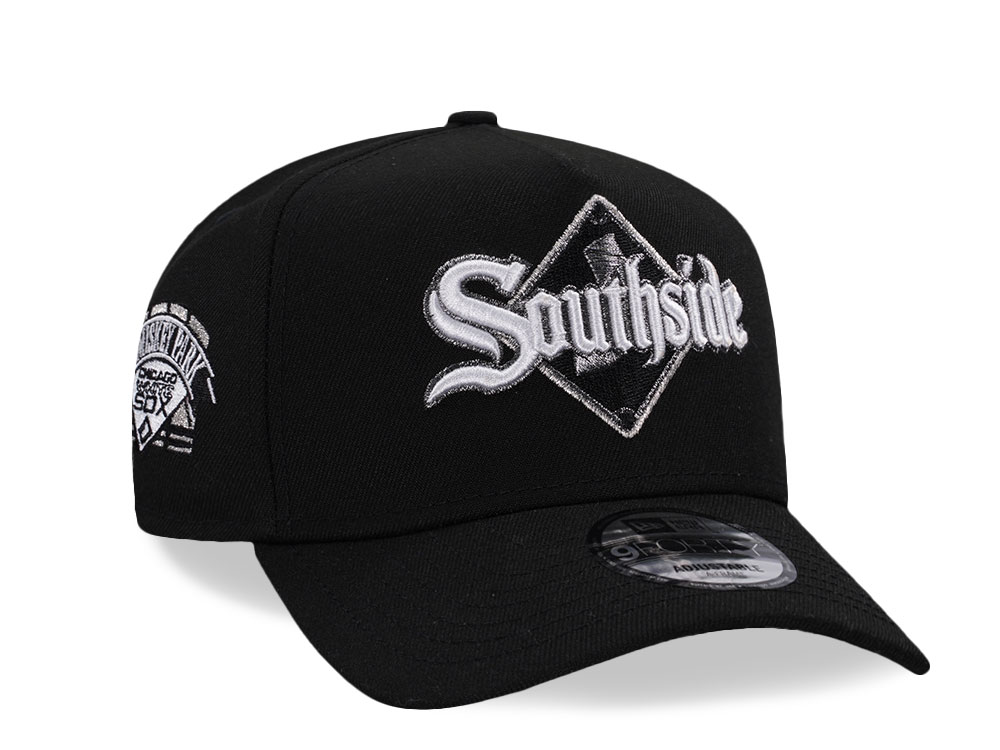 New Era Chicago White Sox Southside Black Edition 9Forty A Frame Snapback Cap