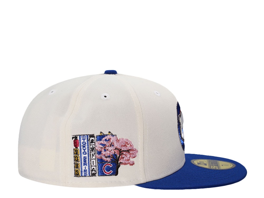 New Era Chicago Cubs Tokio Series 2025 Chrome Two Tone Edition 59Fifty Fitted Cap