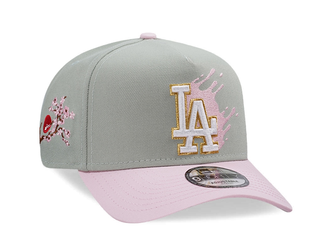 New Era Los Angeles Dodgers Evergreen Pink Two Tone Edition 9Forty A Frame Snapback Cap