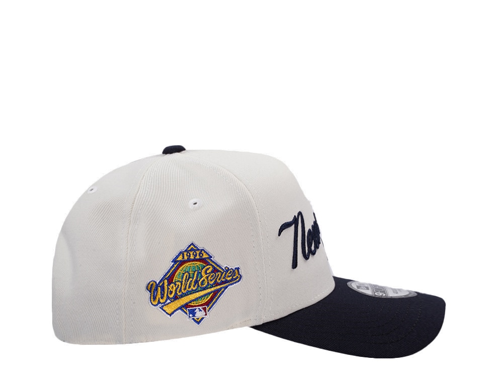 New Era New York Yankees World Series 1996 Chrome Two Tone Edition 9Forty A Frame Snapback Cap