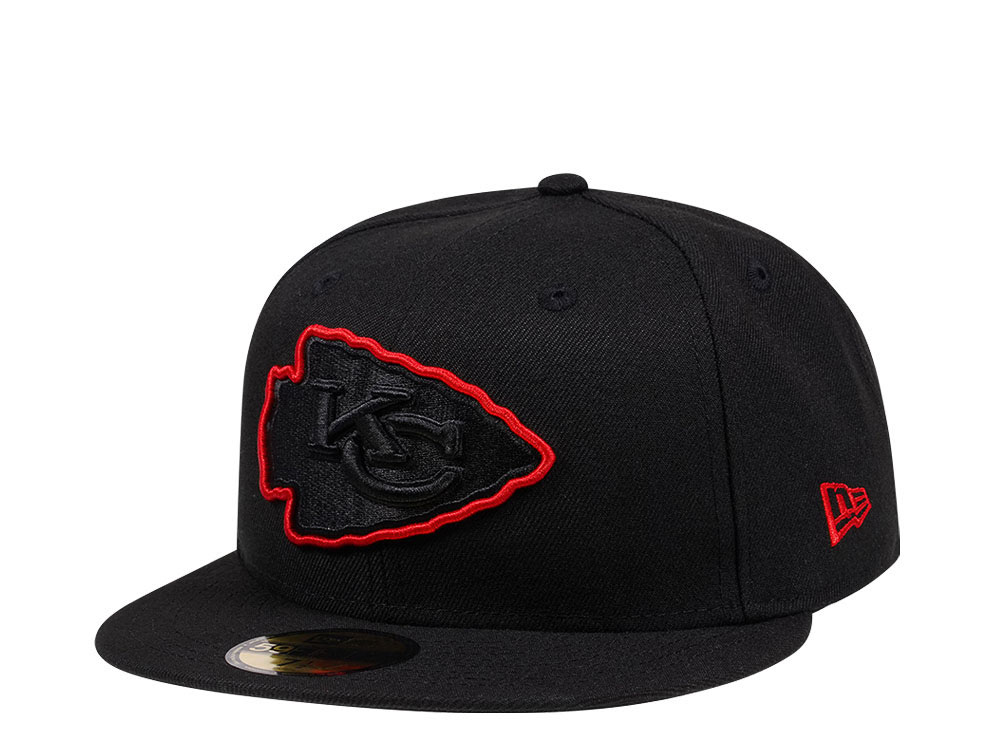 New Era Kansas City Chiefs Red Action 59Fifty Fitted Cap-758