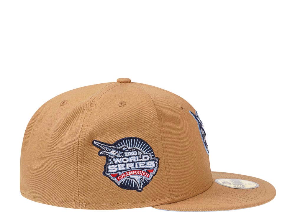 New Era Florida Marlins World Series 2003 Frozen Wheat Edition 59Fifty Fitted Cap