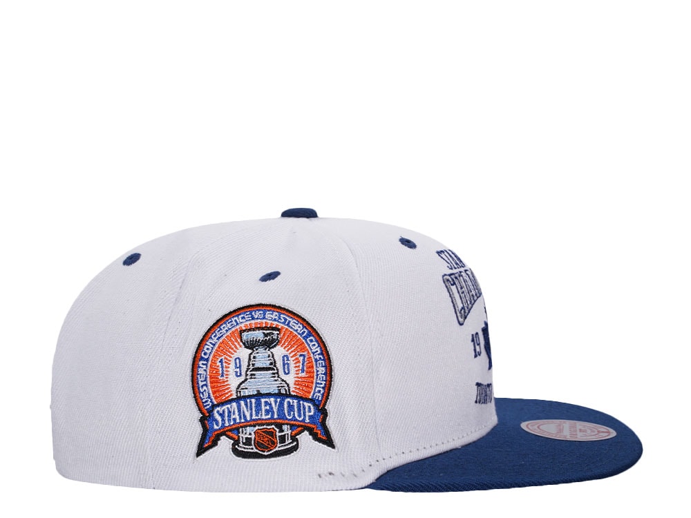 Mitchell & Ness Toronto Maple Leafs Stanley Cups 1967 Two Tone Snapback Cap