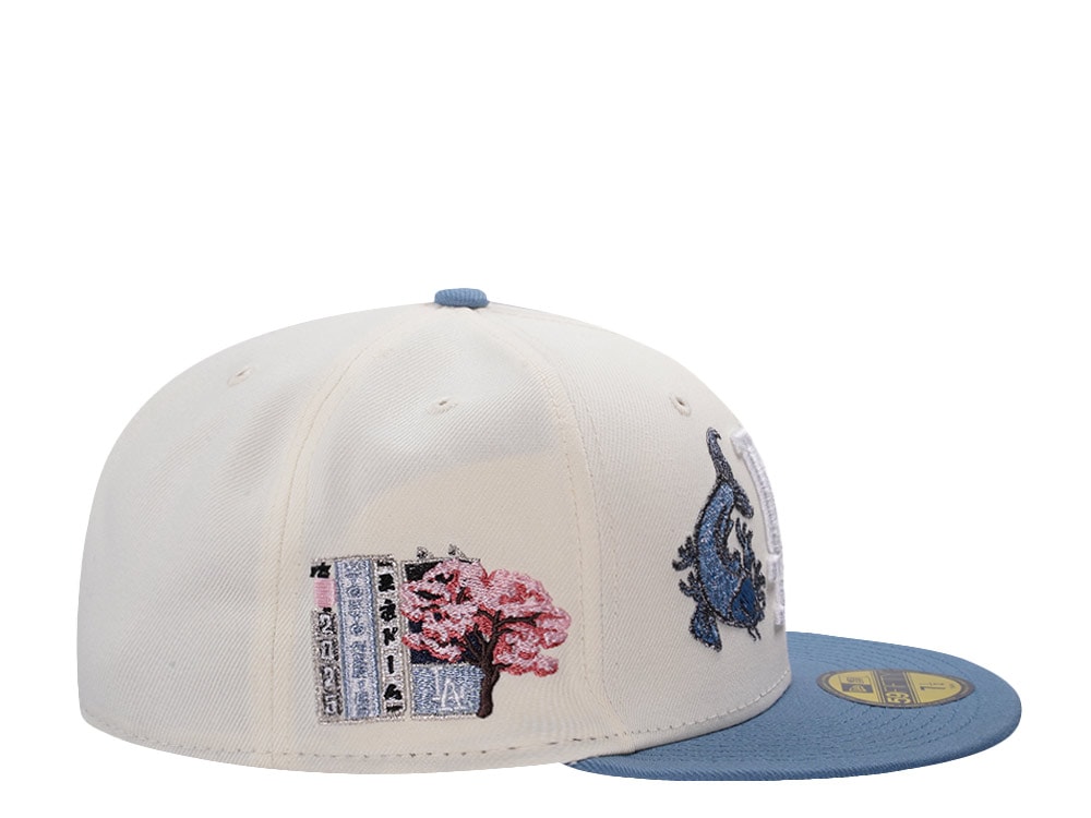 New Era Los Angeles Dodgers Tokyo Series 2025 Chrome Two Tone Edition 59Fifty Fitted Cap