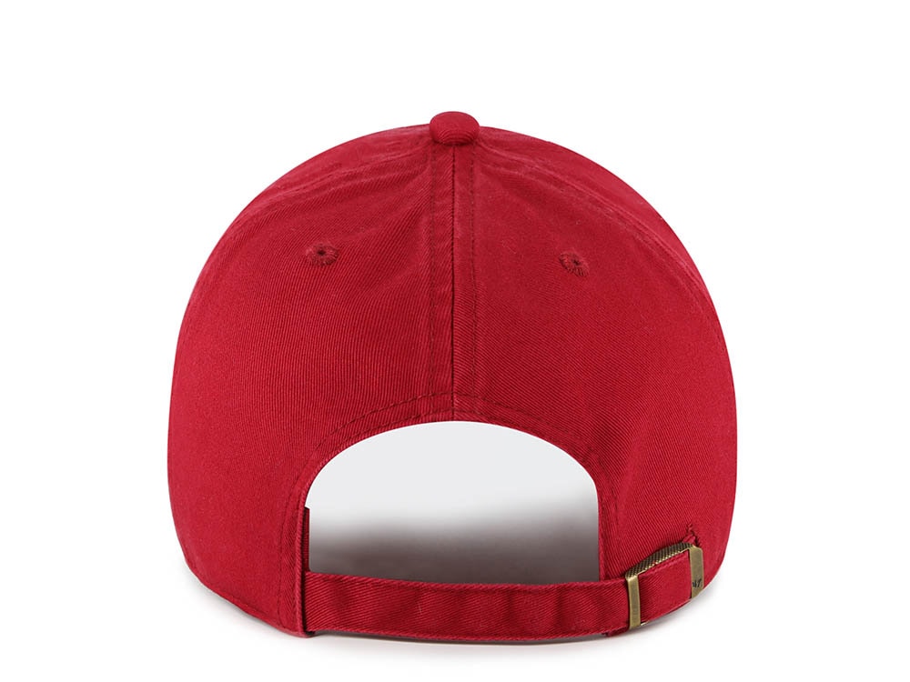 47 Brand Los Angeles Dodgers Red Edition Clean Up Strapback Cap