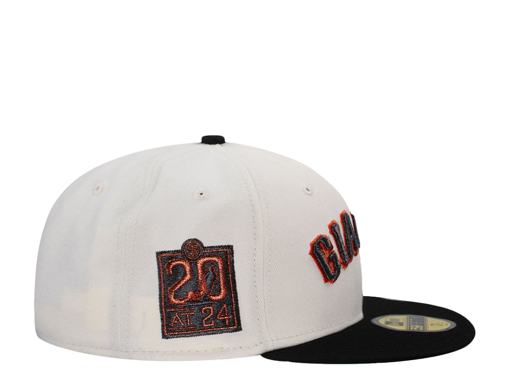 New Era San Francisco Giants 20 AT 24 Chrome Metallic Two Tone Edition 59Fifty Fitted Cap