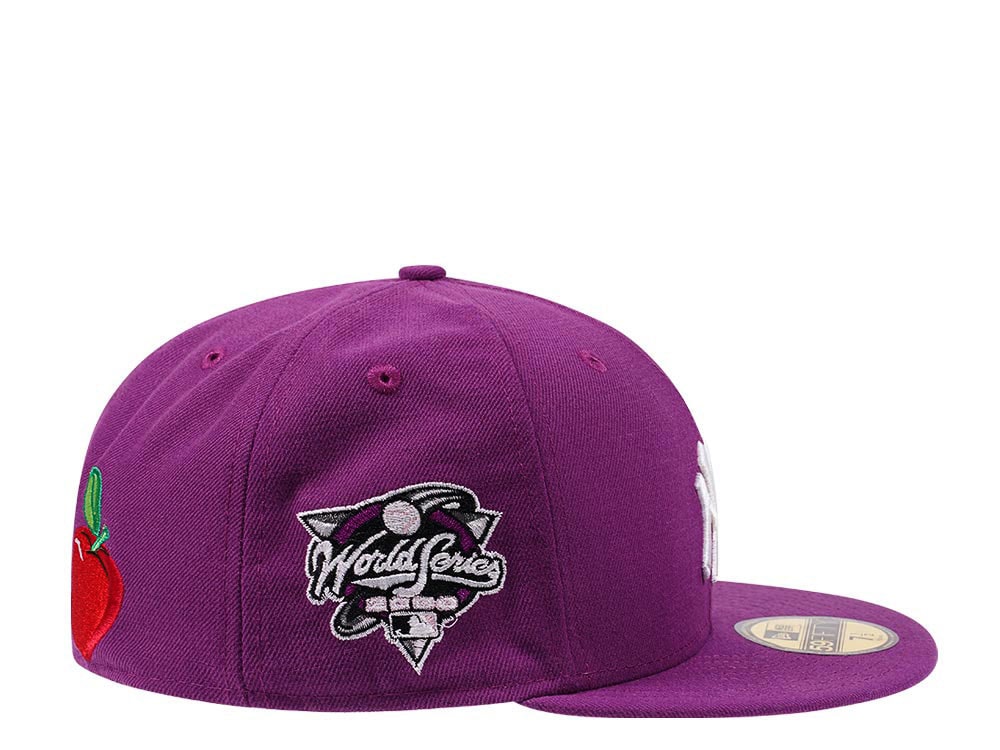New Era New York Yankees NYC Icons World Series 2000 Grape and Pink Edition 59Fifty Fitted Cap