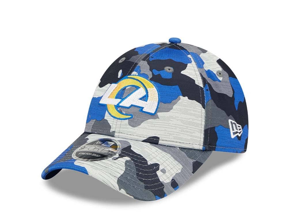 New Era Los Angeles Rams NFL Training Camp 22 Camo 9Forty Stretch Snapback Cap