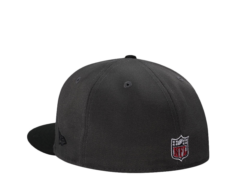 New Era Tampa Bay Buccaneers 40 Seasons Metallic Graphite Two Tone Edition 59Fifty Fitted Cap
