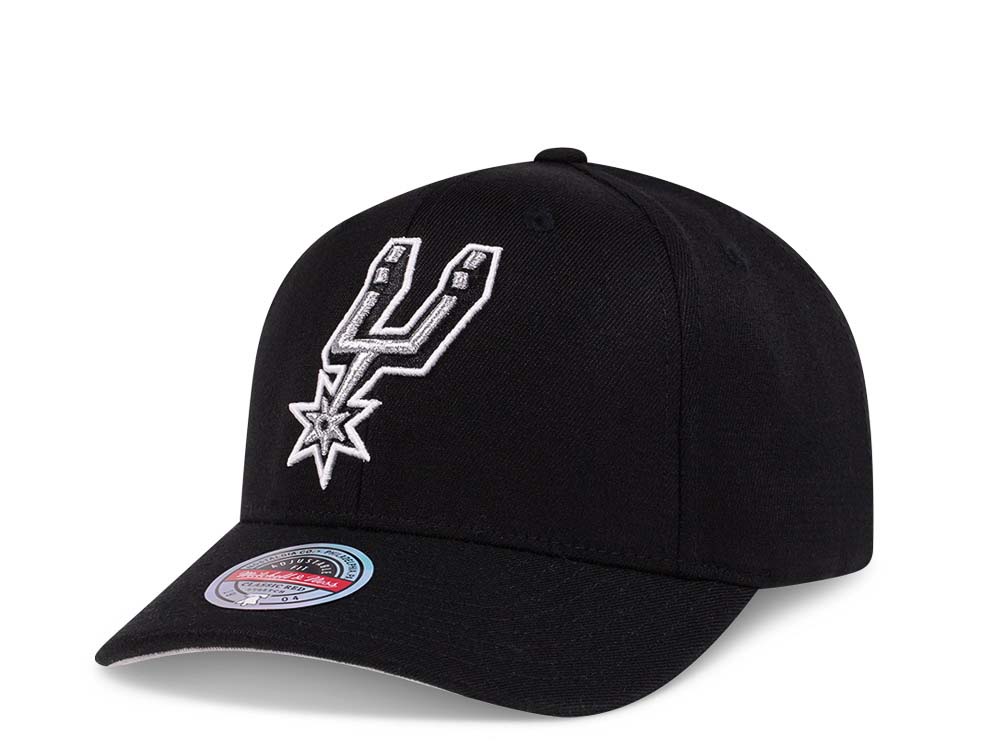 Mitchell & Ness San Antonio Spurs Team Ground Red Line Flex Snapback Cap