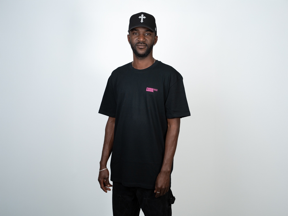 Parallel Union T-Shirt Broken Playback Black Oversize Edition