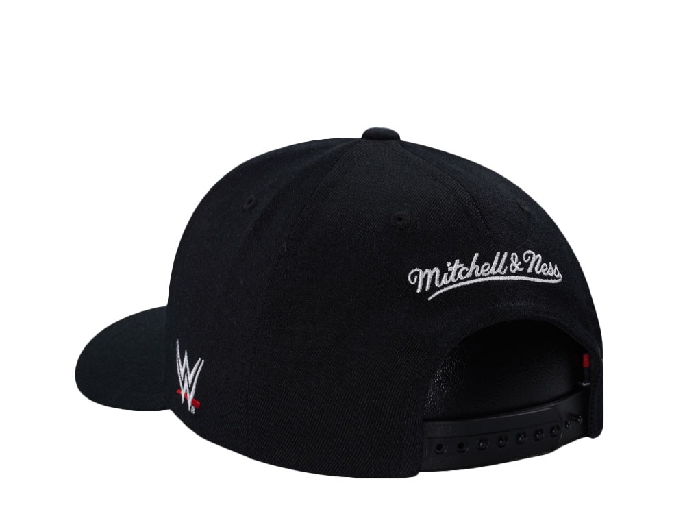 Mitchell & Ness Wrestlemania WWE Bret Hitman Hart Classic Red Stretch Snapback Cap