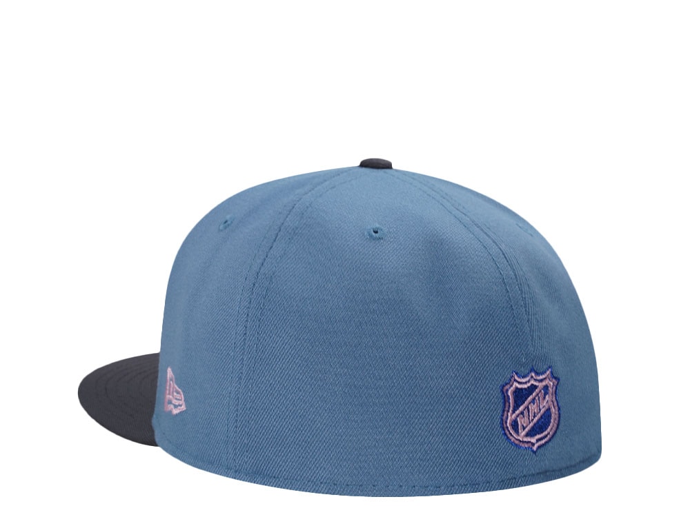 New Era Colorado Avalanche 25th Anniversary Faded Blue Pink Two Tone Edition 59Fifty Fitted Cap