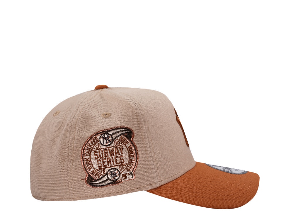New Era New York Yankees World Series 2000 Pumpkin Spice Edition 9Forty A Frame Snapback Cap