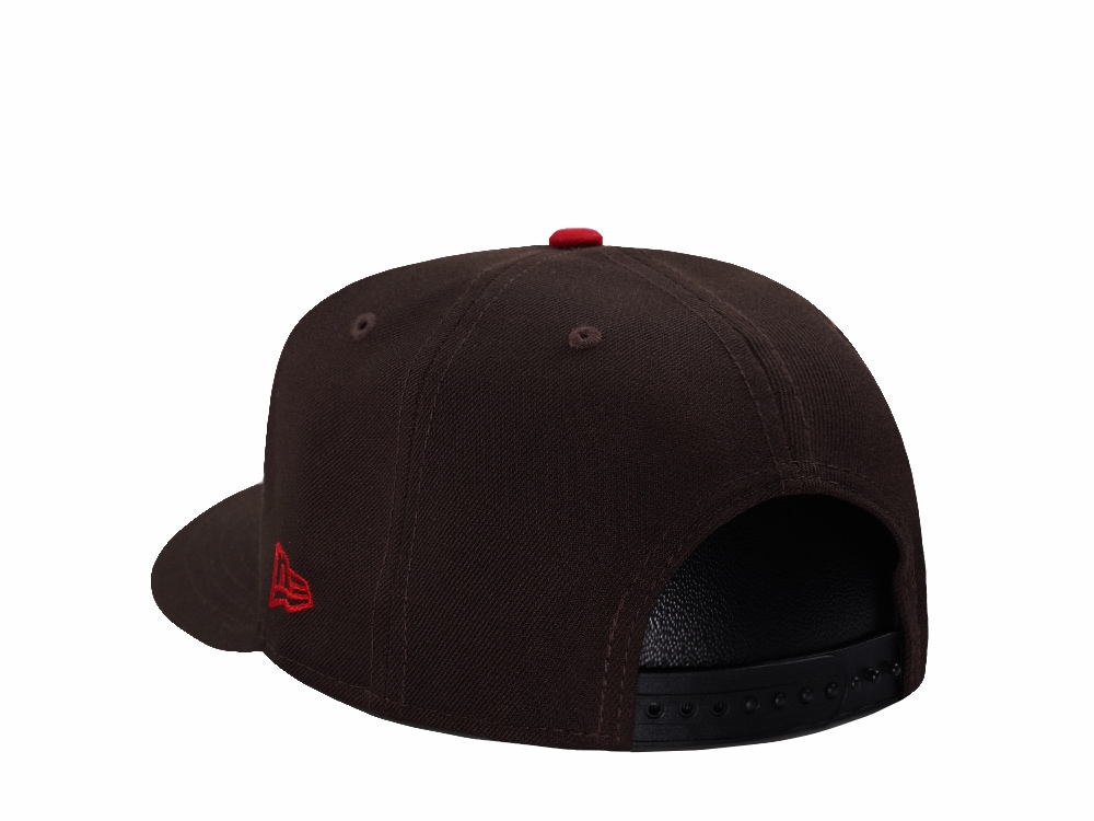 New Era Houston Astros 35th Anniversary Burnt Wood Prime Edition 9Fifty A Frame Snapback Cap
