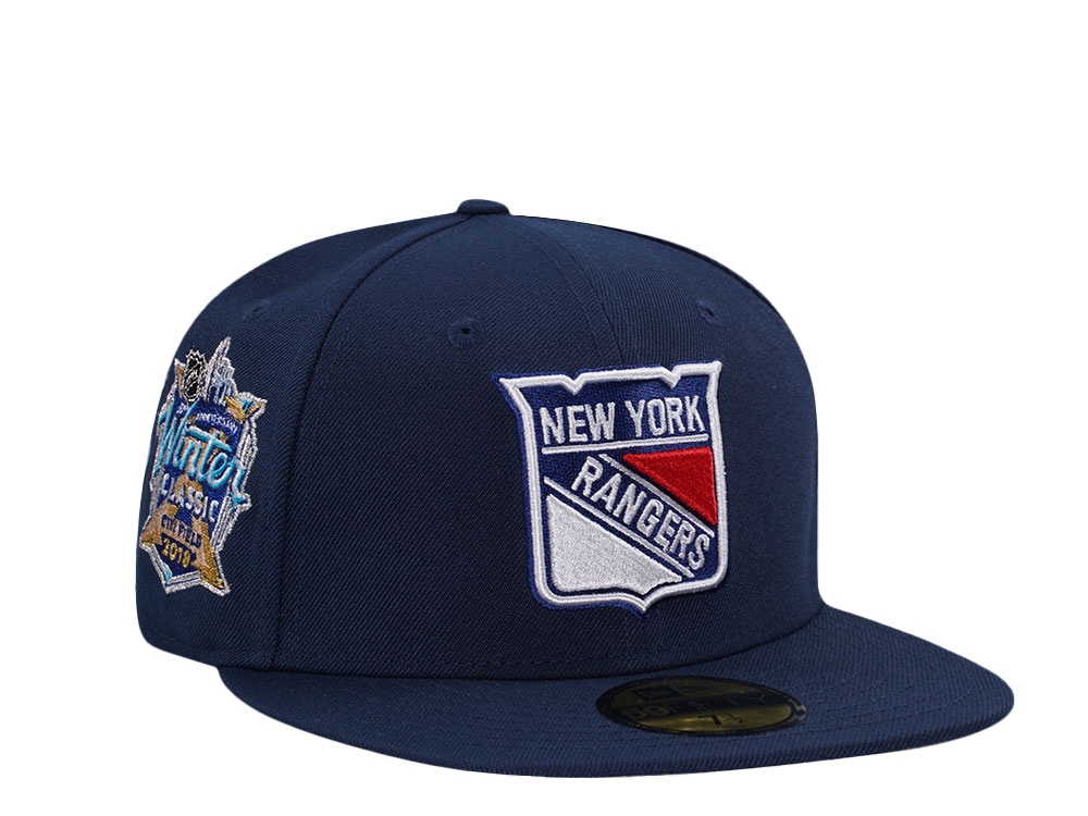 New Era New York Rangers Winter Classic 2018 Oceanside Blue Edition 59Fifty Fitted Cap
