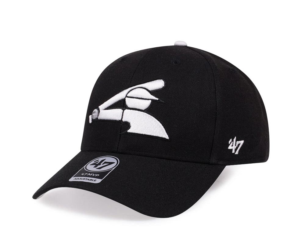 47Brand Chicago White Sox Classic Black Strapback Cap