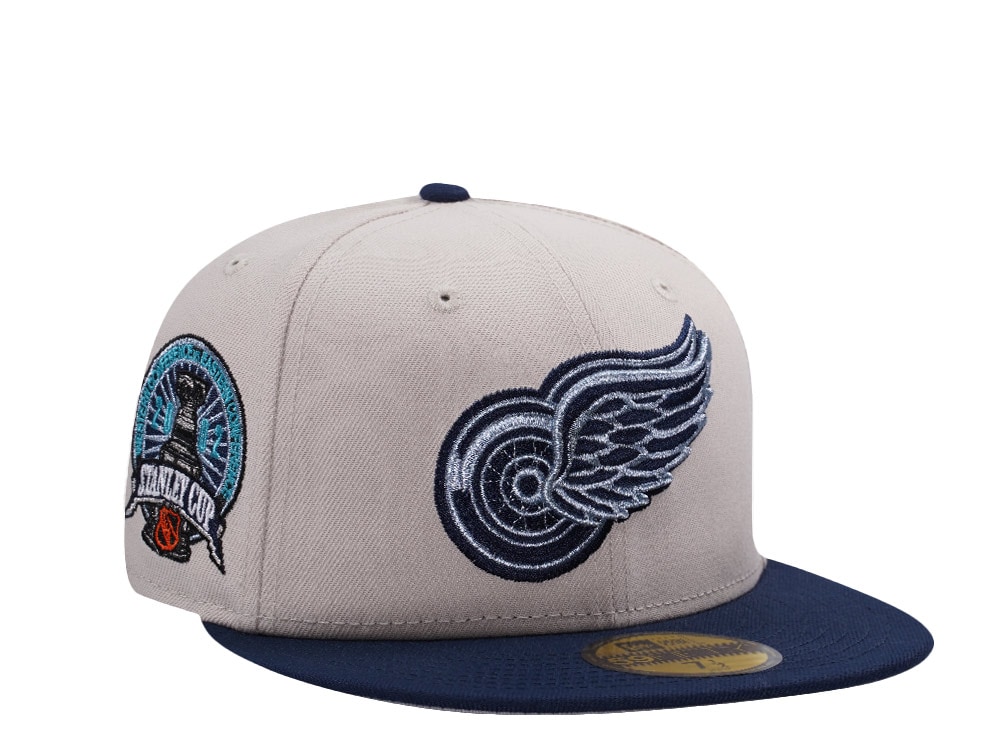 New Era Detroit Red Wings Stanley Cup 2002 Stone Two Tone Edition 59Fifty Fitted Cap