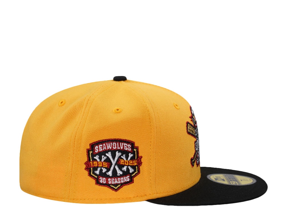 New Era Erie Seawolves 30 Seasons Yellow Two Tone Edition 59Fifty Fitted Cap