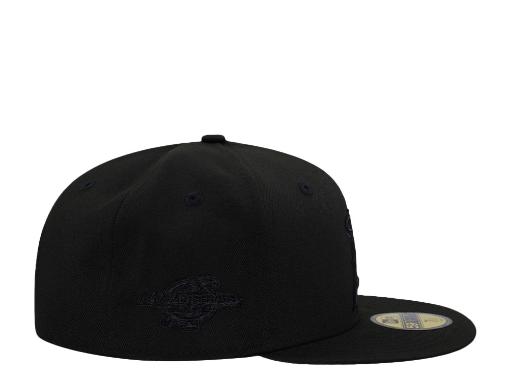 New Era Anaheim Angels World Series 2002 Black Out Red Edition 59Fifty Fitted Cap