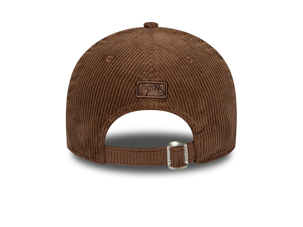 New Era Los Angeles Dodgers Brown Corduroy 9Forty M Crown Strapback Cap