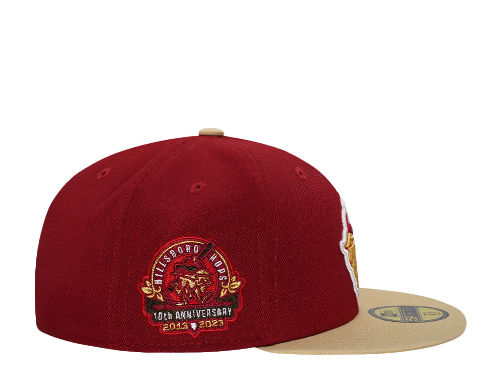 New Era Hillsboro Hops 10th Anniversary Two Tone Edition 59Fifty Fitted Cap