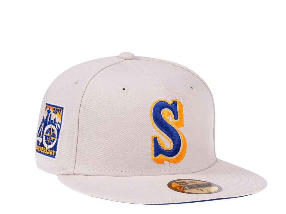 New Era Seattle Mariners 40th Anniversary Cream Edition 59Fifty Fitted Cap