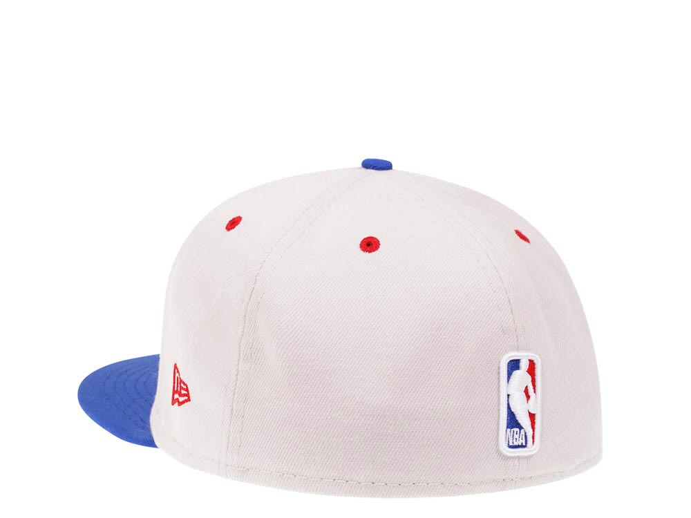 New Era Detroit Pistons Stone Two Tone Edition 59Fifty Fitted Cap