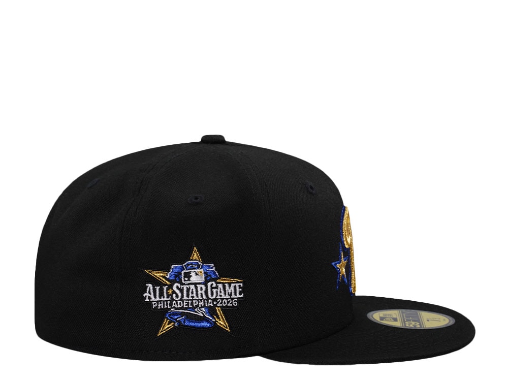 New Era Philadelphia Phillies All Star Game 2026 Metallic Black Prime Edition 59Fifty Fitted Cap