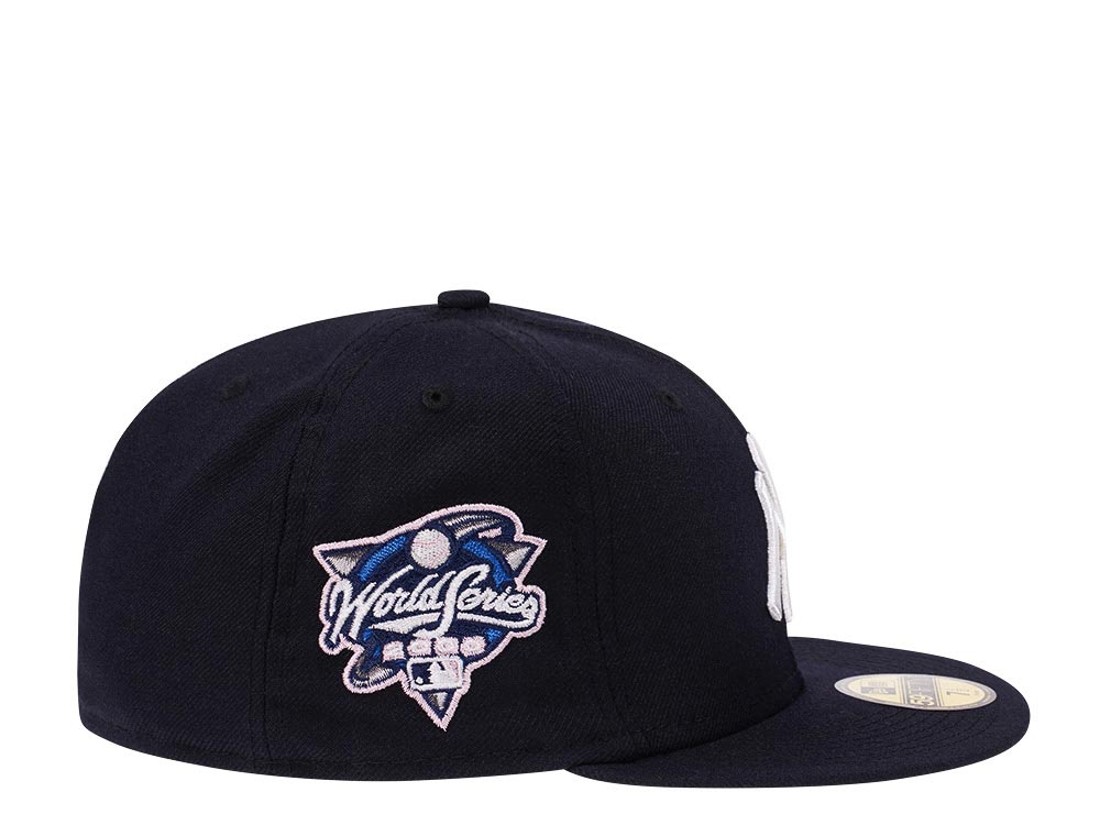 New Era New York Yankees World Series 2000 Navy Pink Edition 59Fifty Fitted Cap