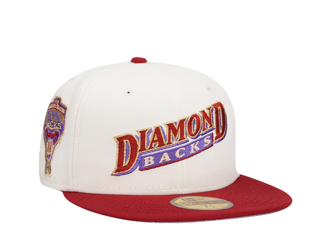 New Era Arizona Diamondbacks Inaugural Season 1998 Chrome Gold Two Tone Edition 59Fifty Fitted Cap