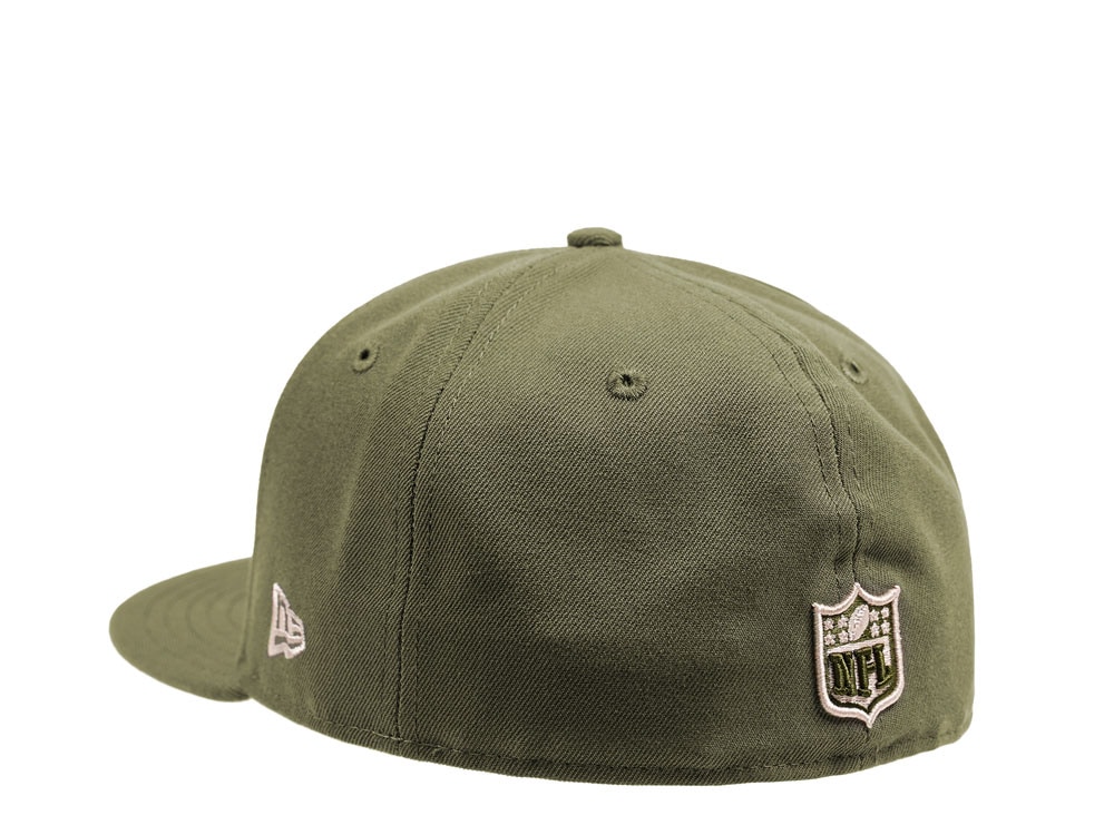 New Era Kansas City Chiefs Army Green Edition 59Fifty Fitted Cap