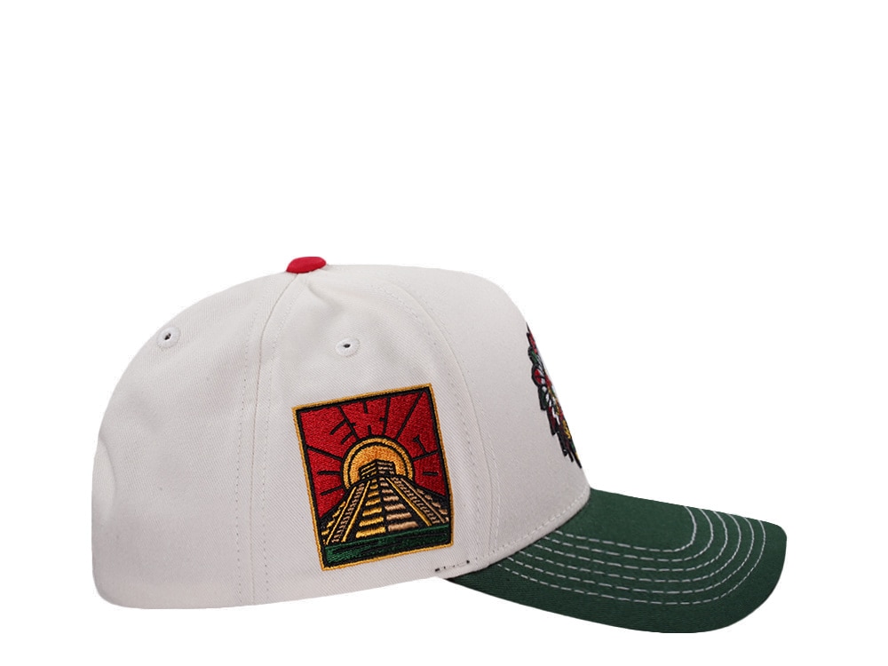 Parallel Union Mexico Skull Headdress Chrome Two Tone Edition Snapback Cap