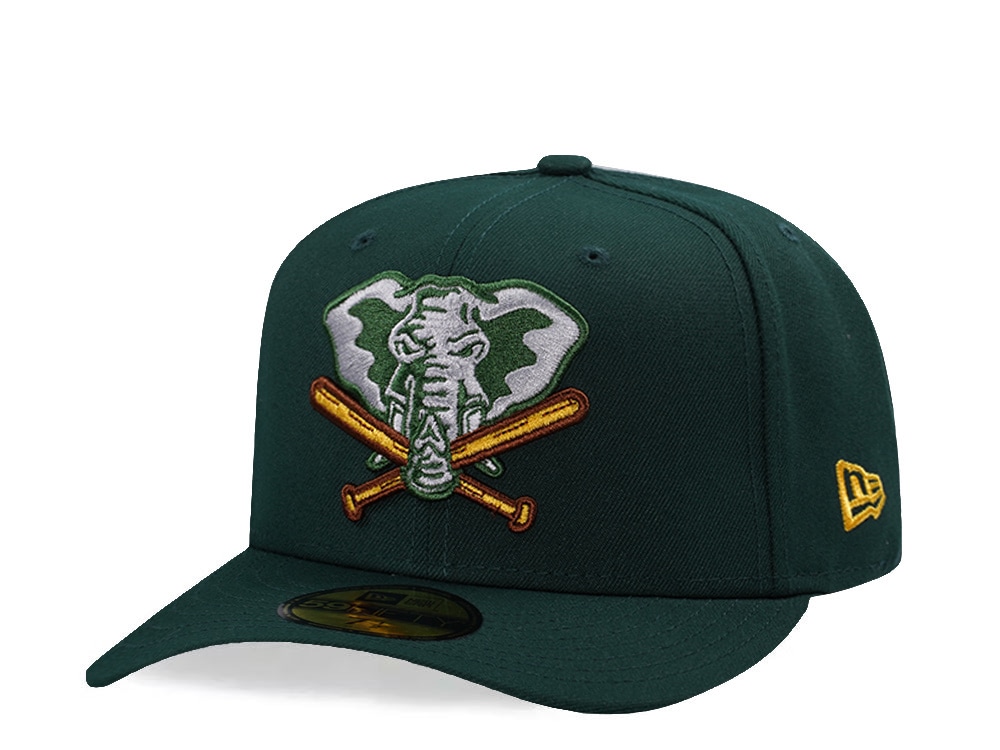 New Era Oakland Athletics Dark Green Prime Edition 59Fifty Pre Curved Fitted Cap