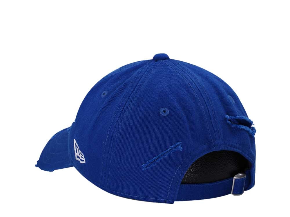 New Era New York Mets Light Royal Washed Distress 9Twenty Strapback Cap