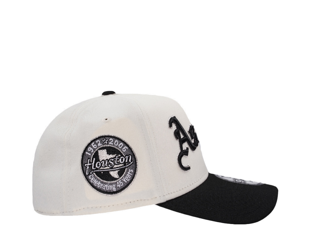 New Era Houston Astros 45th Anniversary Chrome Two Tone Edition 9Forty A Frame Snapback Cap