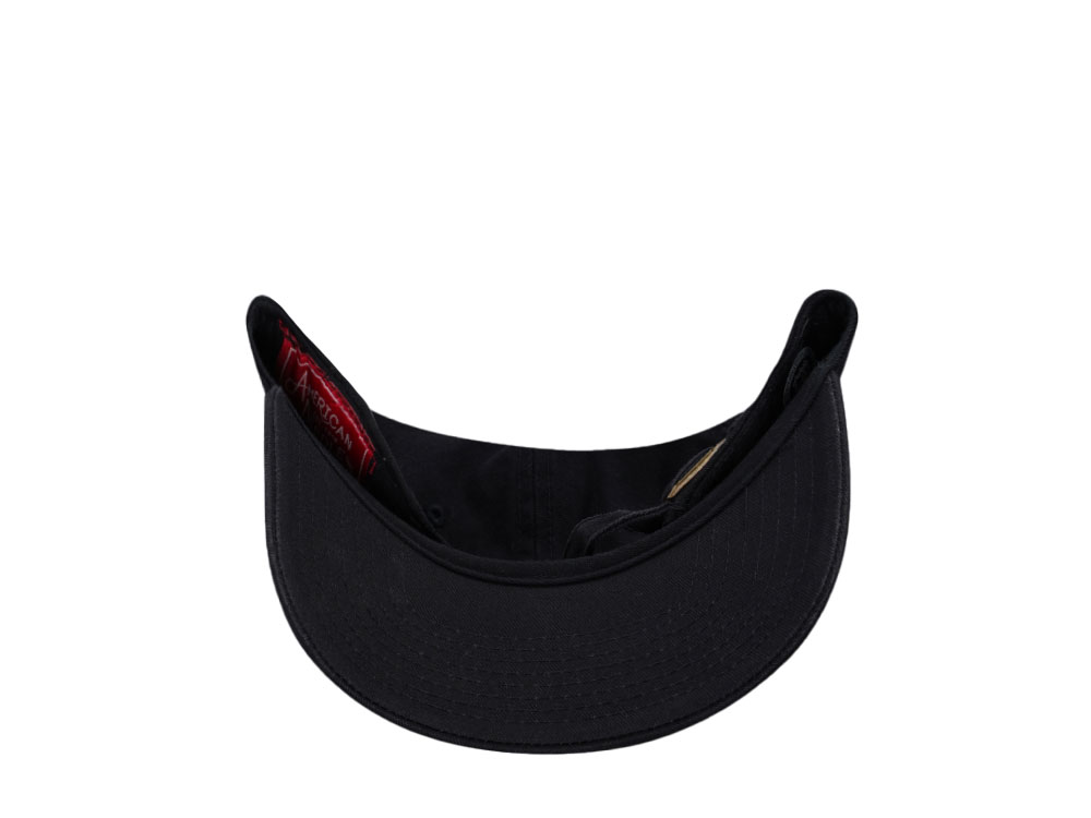 American Needle Boston Bruins Ballpark Black Strapback Cap