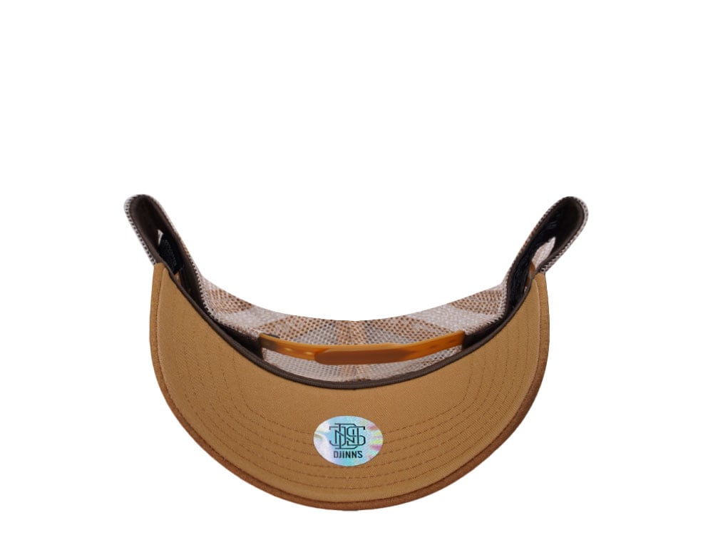 Djinns HFT Lazy Sunday Coffee Club Brown Trucker Snapback Cap