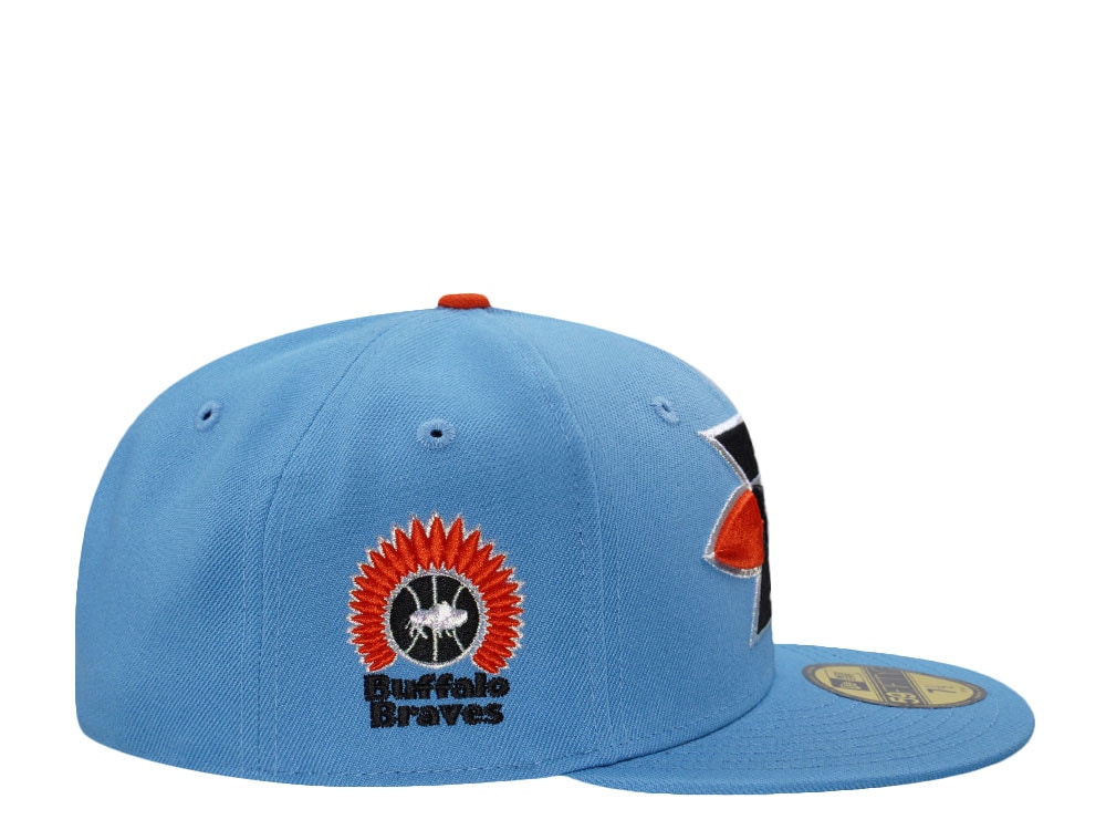 New Era Buffalo Braves Radiant Blue Edition 59Fifty Fitted Cap