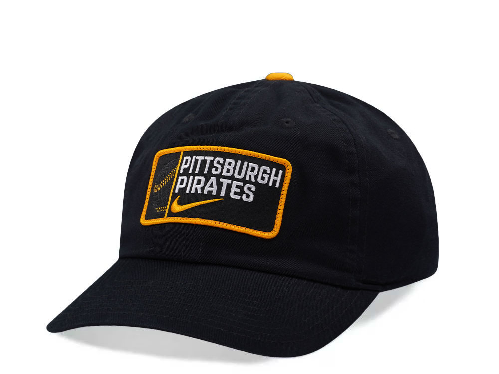 Nike Pittsburgh Pirates Primetime Club Black Edition Strapback Cap