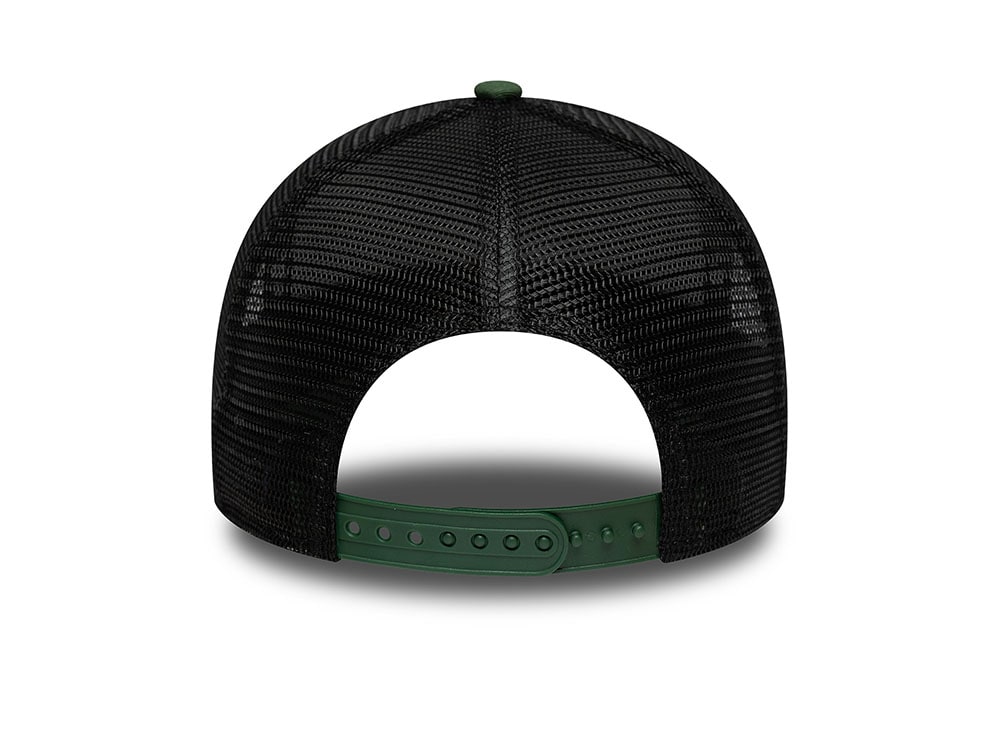 New Era Manchester United Fc Seasonal Dark Green Edition 9Forty A Frame Trucker Snapback Cap