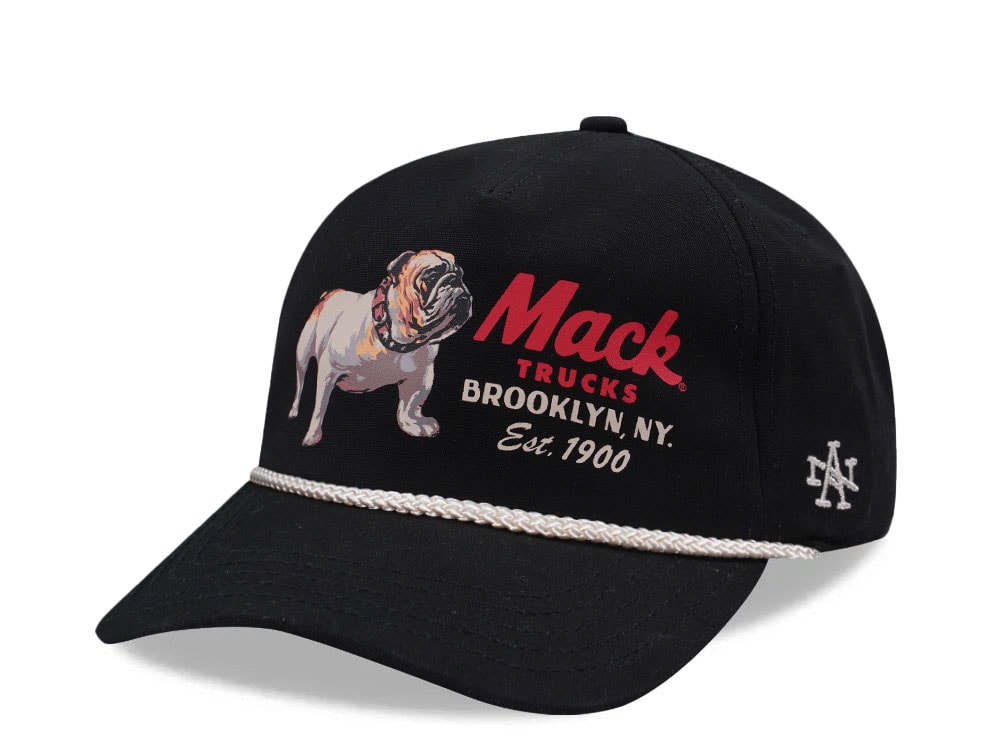 American Needle Mack Truck Canvas Cappy Black Snapback Cap