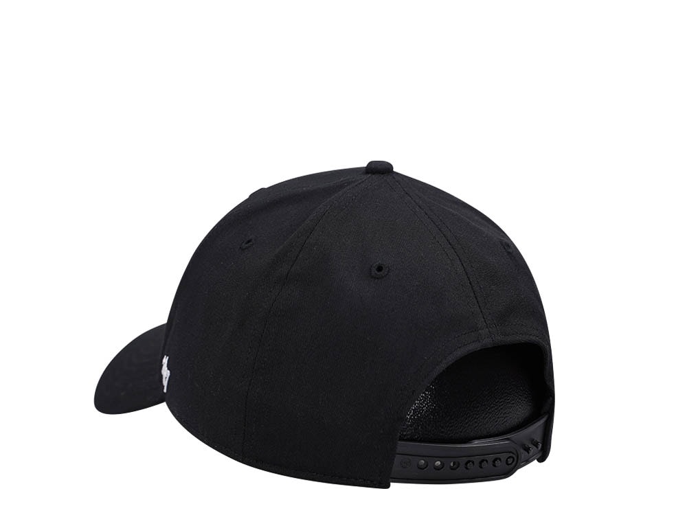47Brand Los Angeles Dodgers Black Raised Basic MVP Snapback Cap