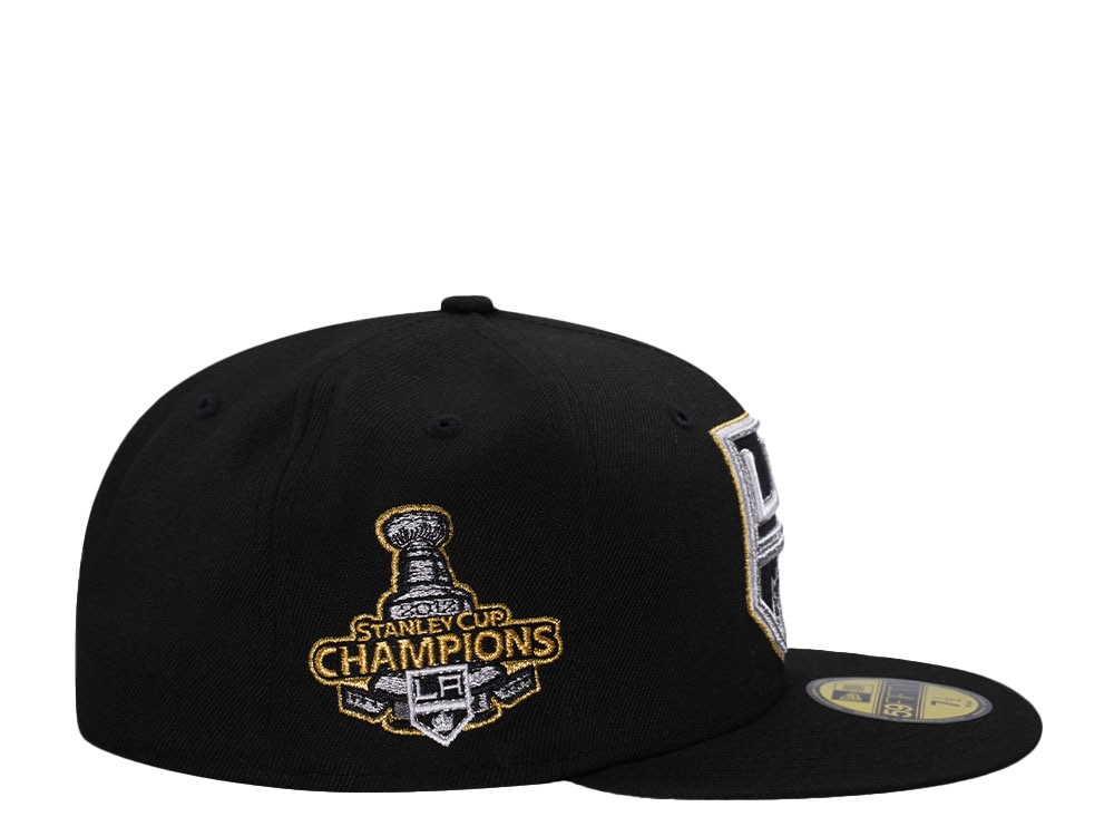New Era Los Angeles Kings Stanley Cup Champions 2012 Black Gold Edition 59Fifty Fitted Cap