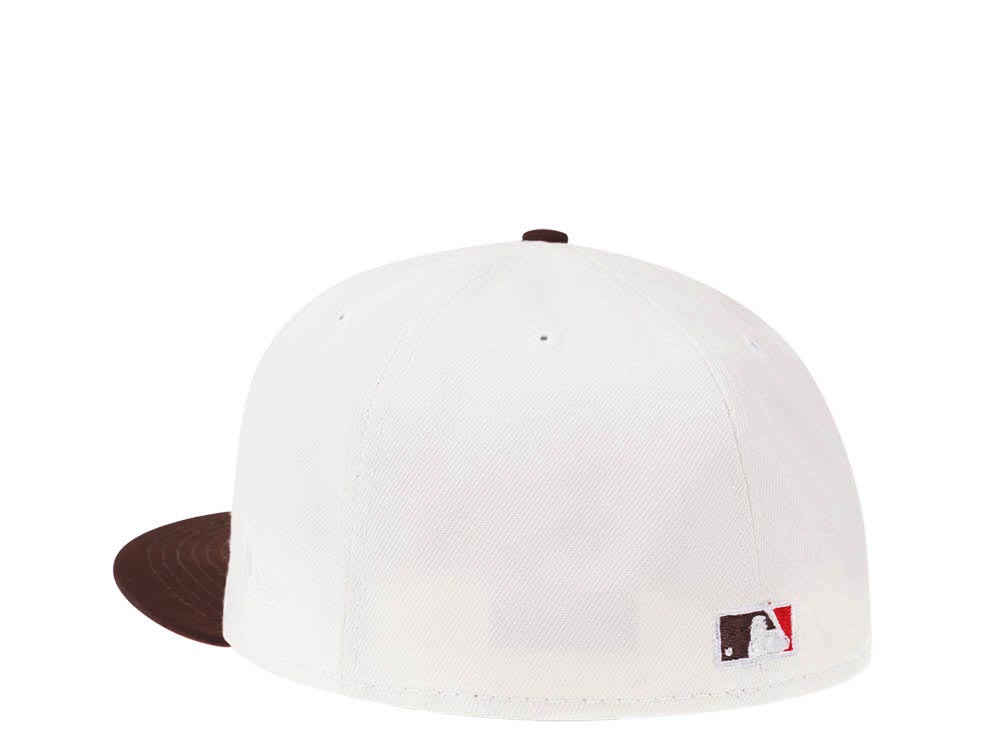 New Era Colorado Rockies 20th Anniversary Cream Red Two Tone Edition 59Fifty Fitted Cap