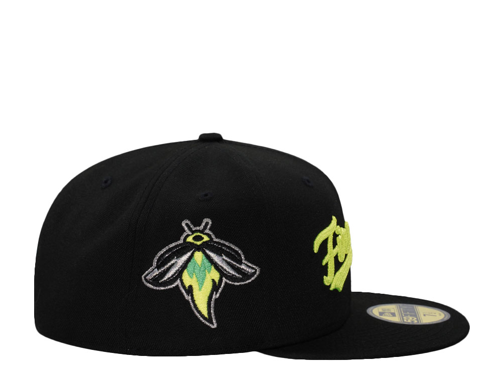 New Era Columbia Fireflies Chainstitch Black Prime Edition 59Fifty Fitted Cap