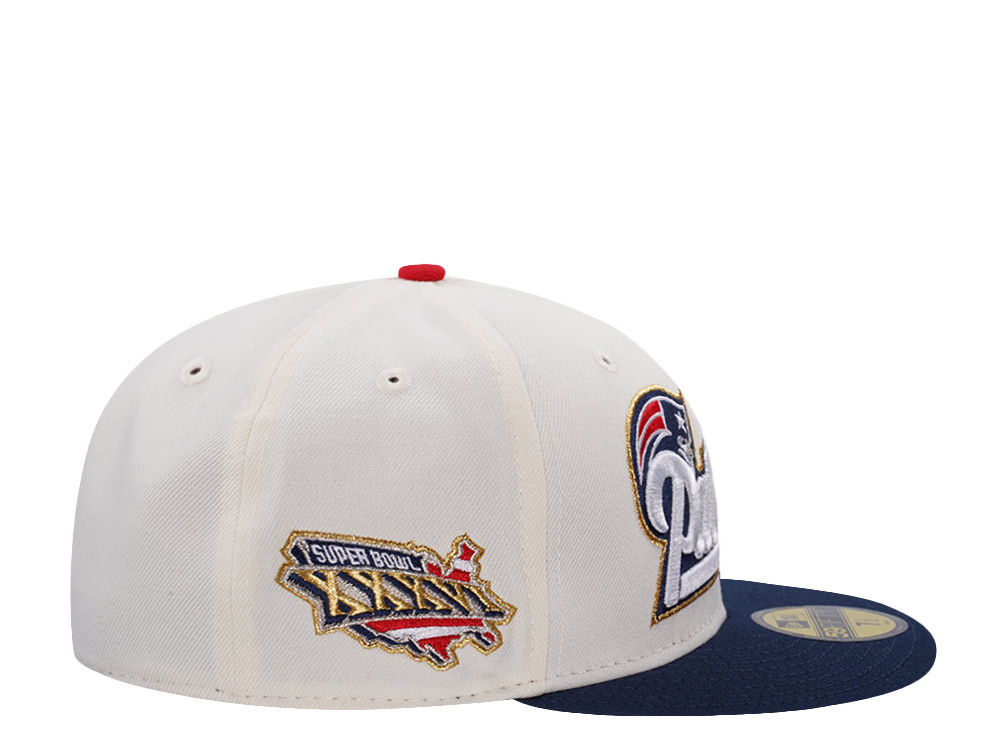 New Era New England Patriots Super Bowl XXXVI Chrome Two Tone Edition 59Fifty Fitted Cap