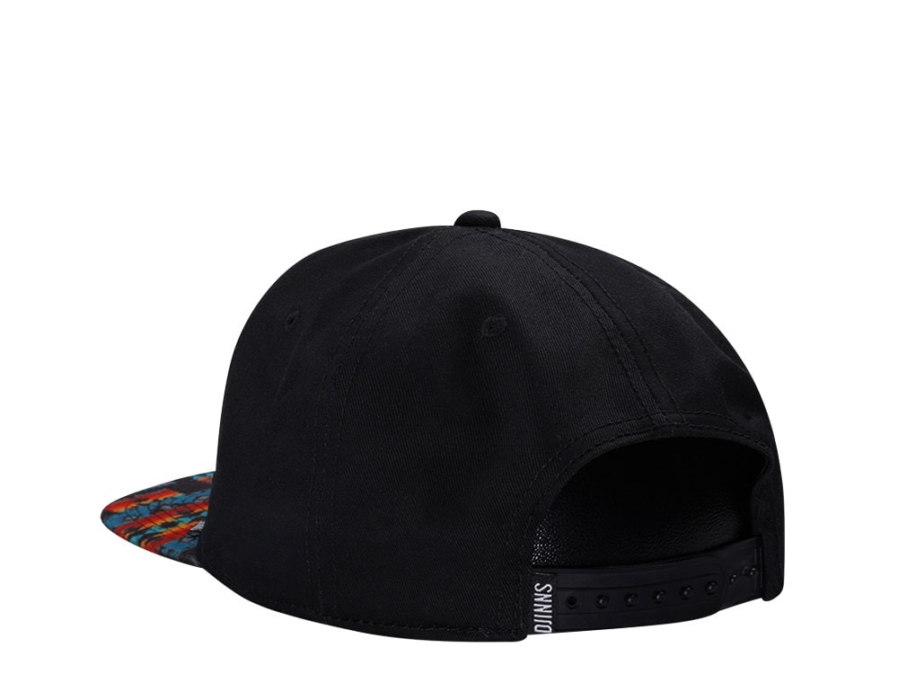 Djinns Aztek Black Snapback Cap