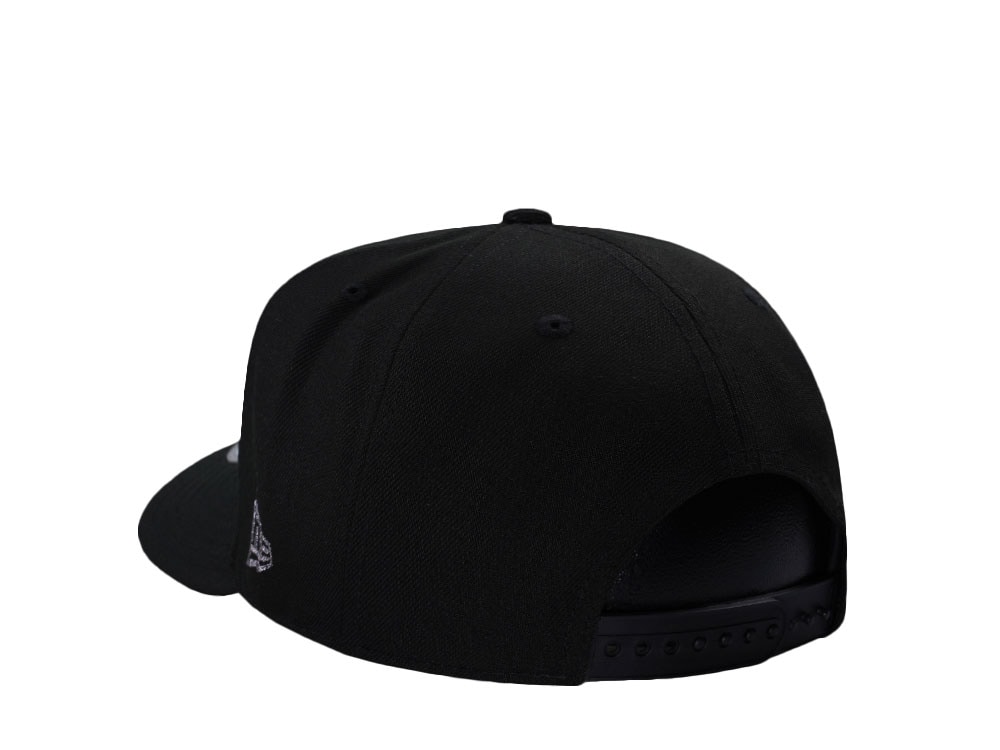 New Era Los Angeles Dodgers Back To Back World Series Champions Black Edition 9Fifty A Frame Snapback Cap